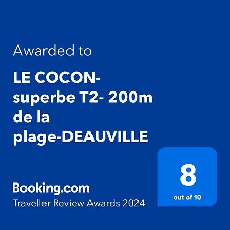 Le Cocon- Superbe T2- 200M De La Plage-Довиль Экстерьер фото